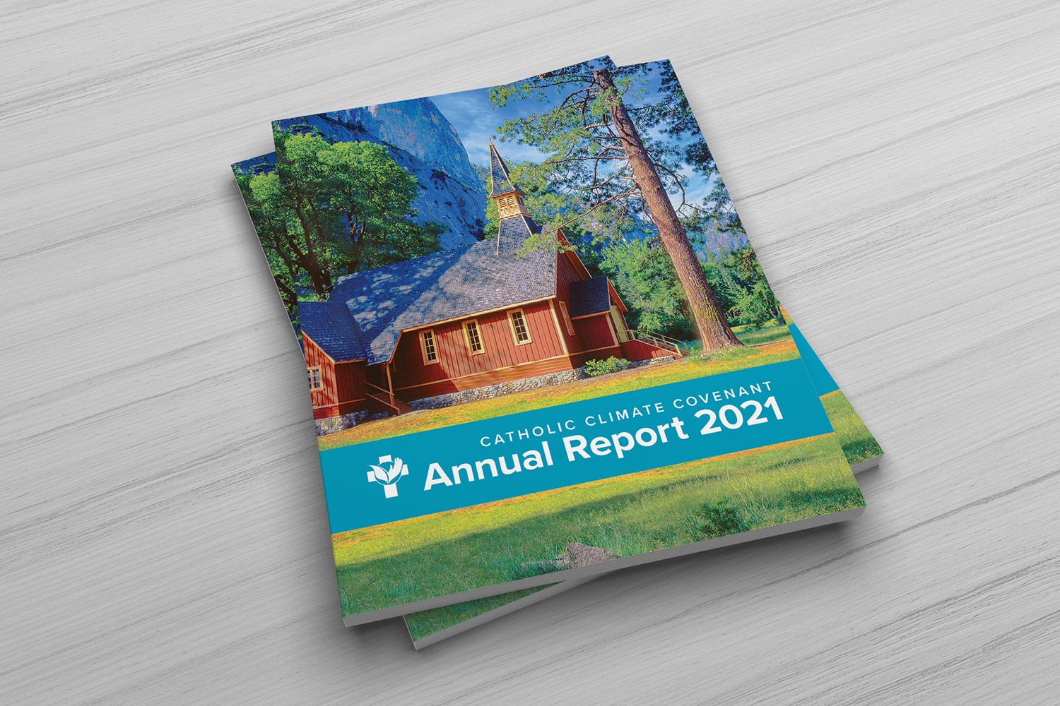 annual report cover for catholic climate covenant